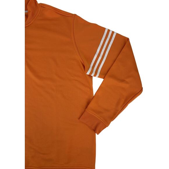 Adidas Climalite Men's Quarter Zip Pullover Orange Size XL Golf Sweatshirt EUC - Picture 5 of 10